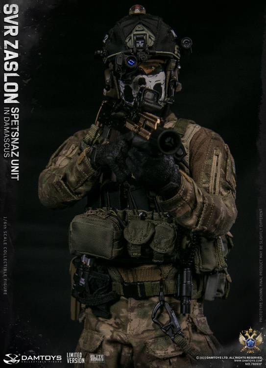 Preventa Figura SVR Zaslon in Damascus (Limited Version) - Russian Spetsnaz Unit marca Damtoys 78093F escala 1/6