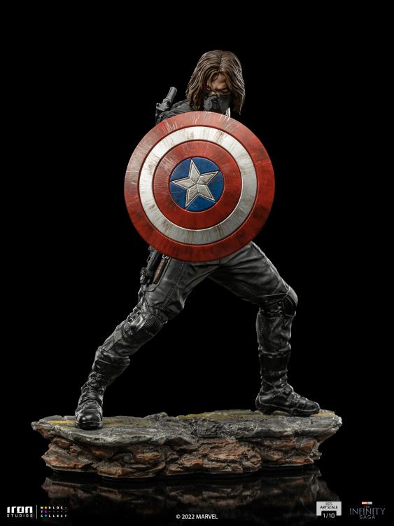 Preventa Estatua Winter Soldier - The Infinity Saga - Battle Diorama Series - marca Iron Studios escala de arte 1/10