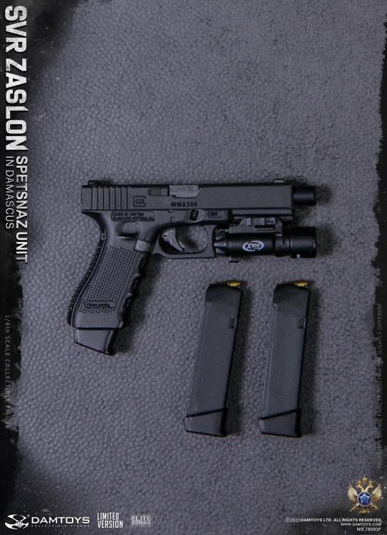 Preventa Figura SVR Zaslon in Damascus (Limited Version) - Russian Spetsnaz Unit marca Damtoys 78093F escala 1/6