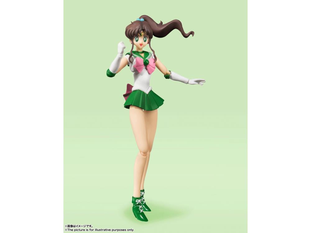 Pedido Figura Sailor Júpiter (Animation Color Edition) - Sailor Moon - S.H.Figuarts marca Bandai Spirits escala pequeña 1/12