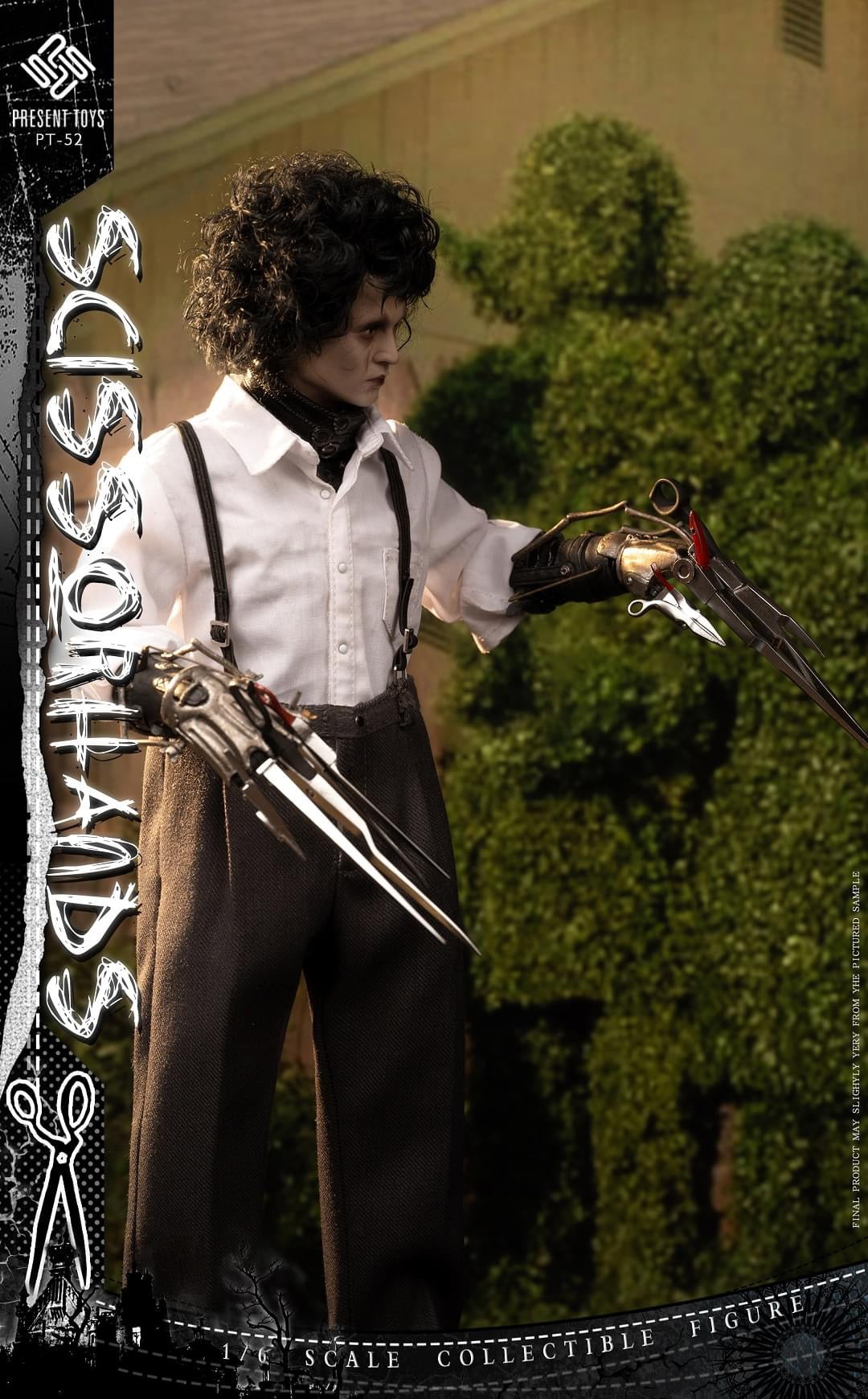 Pedido Figura Scissorhands (Cabello enraizado) marca Present Toys SP52 escala 1/6