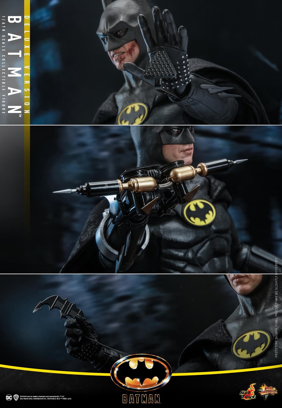 Preventa Figura Batman (Deluxe version) - Batman (1989) marca Hot Toys MMS693 escala 1/6