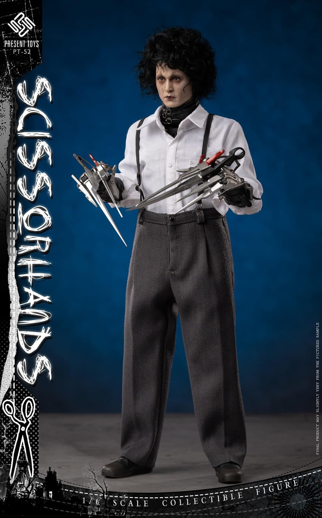 Pedido Figura Scissorhands (Cabello enraizado) marca Present Toys SP52 escala 1/6