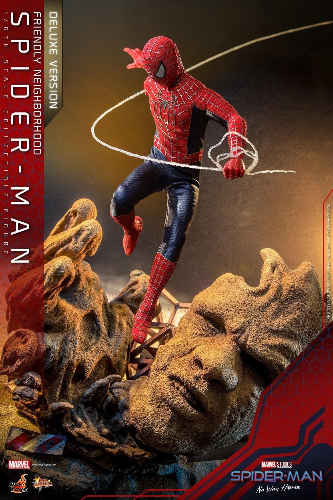 Preventa Figura Friendly Neighborhood Spider-Man (Deluxe version) - Spider-Man: No Way Home marca Hot Toys MMS662 escala 1/6