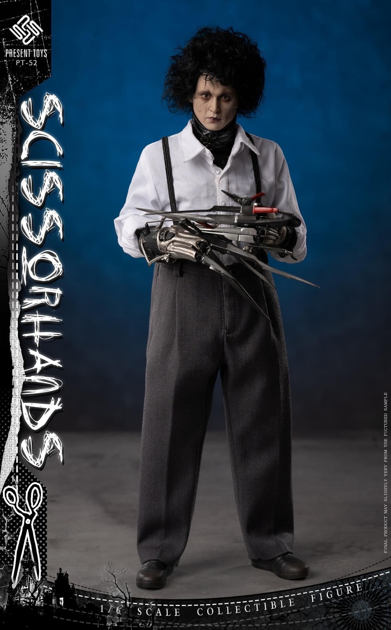 Pedido Figura Scissorhands (Cabello enraizado) marca Present Toys SP52 escala 1/6