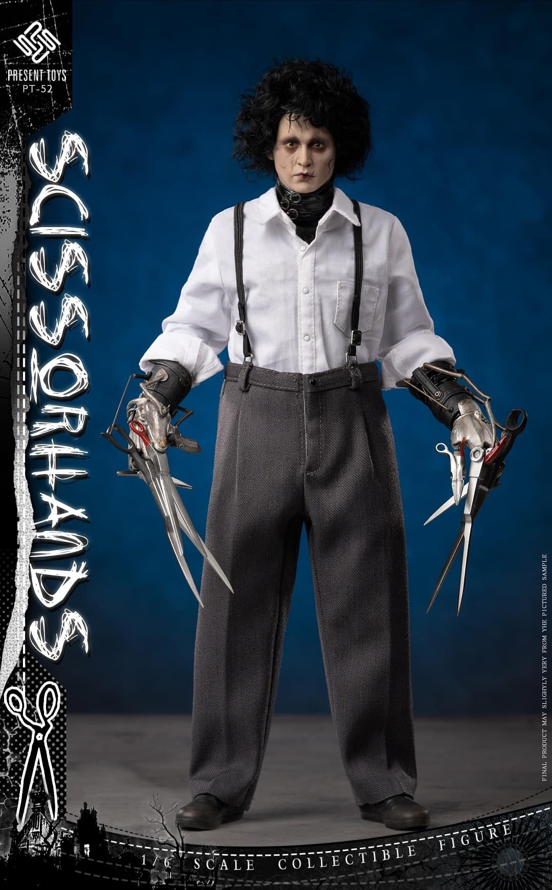 Pedido Figura Scissorhands (Cabello enraizado) marca Present Toys SP52 escala 1/6