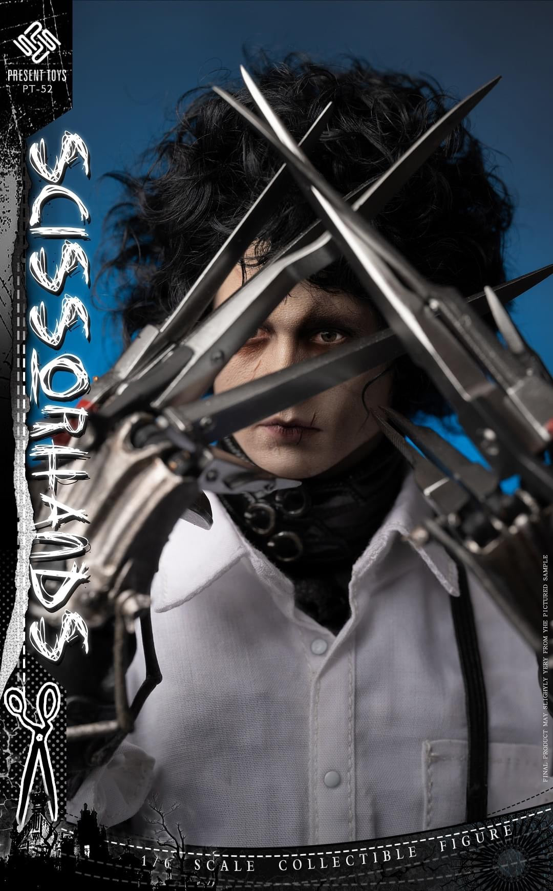 Pedido Figura Scissorhands (Cabello enraizado) marca Present Toys SP52 escala 1/6