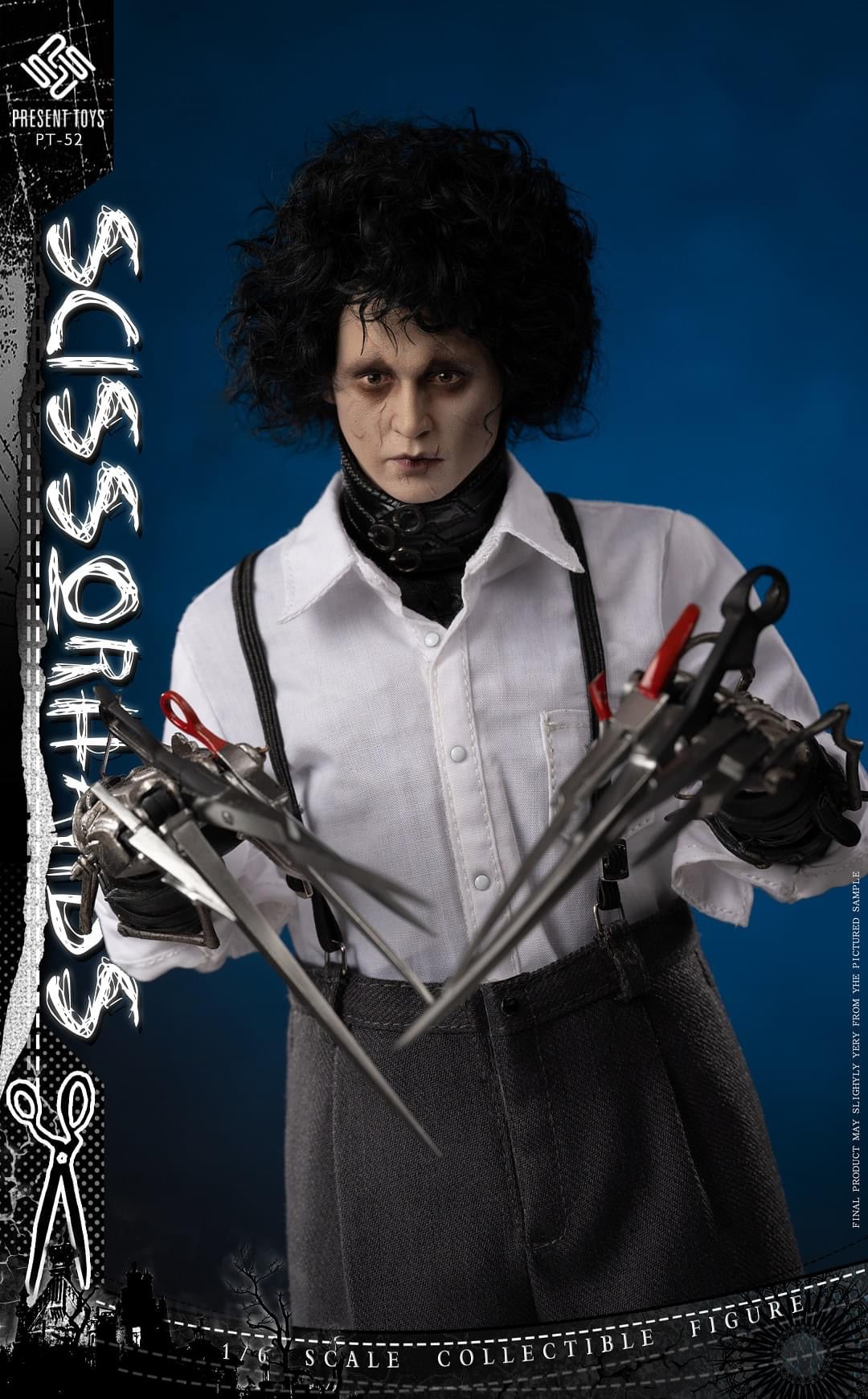 Pedido Figura Scissorhands (Cabello enraizado) marca Present Toys SP52 escala 1/6