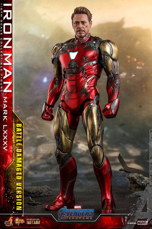 Pedido Figura Iron Man Mark LXXXV 85 Battle Damaged - Avengers: Endgame marca Hot Toys MMS543D33 escala 1/6