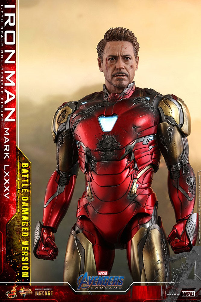 Pedido Figura Iron Man Mark LXXXV 85 Battle Damaged - Avengers: Endgame marca Hot Toys MMS543D33 escala 1/6