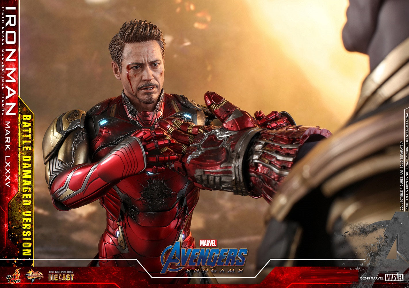 Pedido Figura Iron Man Mark LXXXV 85 Battle Damaged - Avengers: Endgame marca Hot Toys MMS543D33 escala 1/6