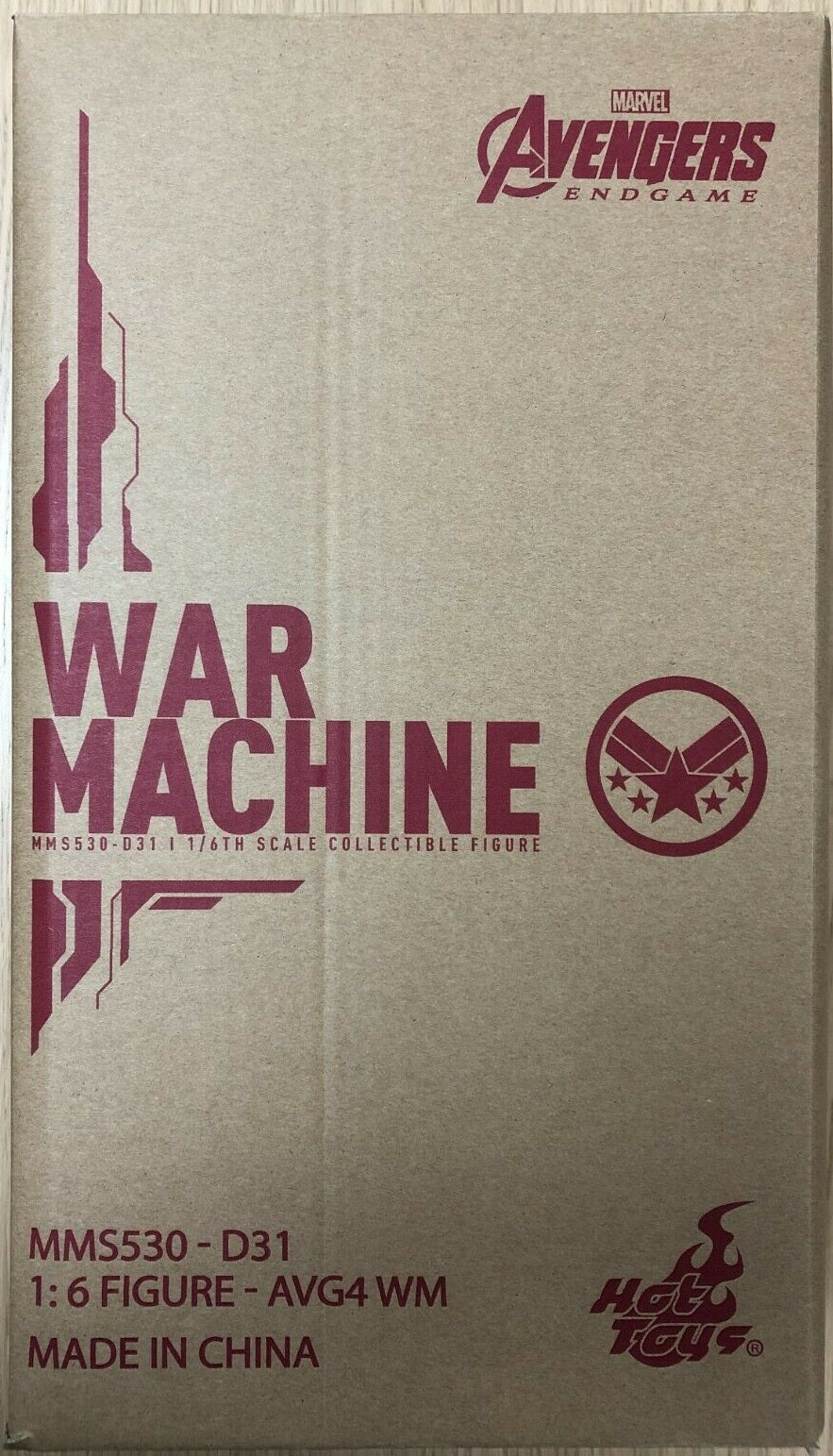 Pedido Figura War Machine - Avengers: Endgame marca Hot Toys MMS530D31 escala 1/6