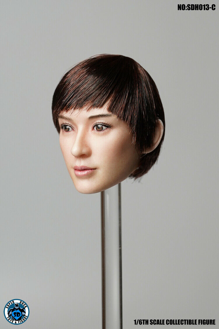 Pedido Cabeza Femenina Asiática Sun Li marca Superduck escala 1/6