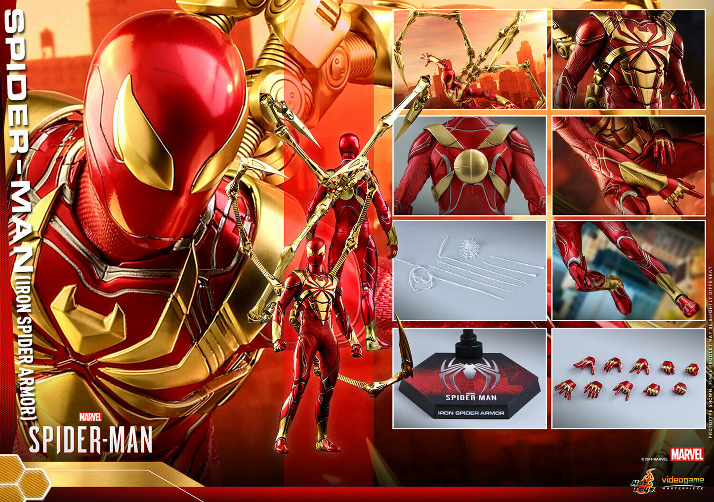 Pedido Figura Spider-Man (Iron Spider Armor) - Marvels Spider-Man marca Hot Toys VGM38 escala 1/6