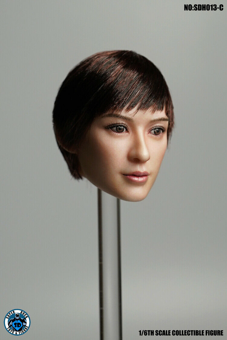Pedido Cabeza Femenina Asiática Sun Li marca Superduck escala 1/6