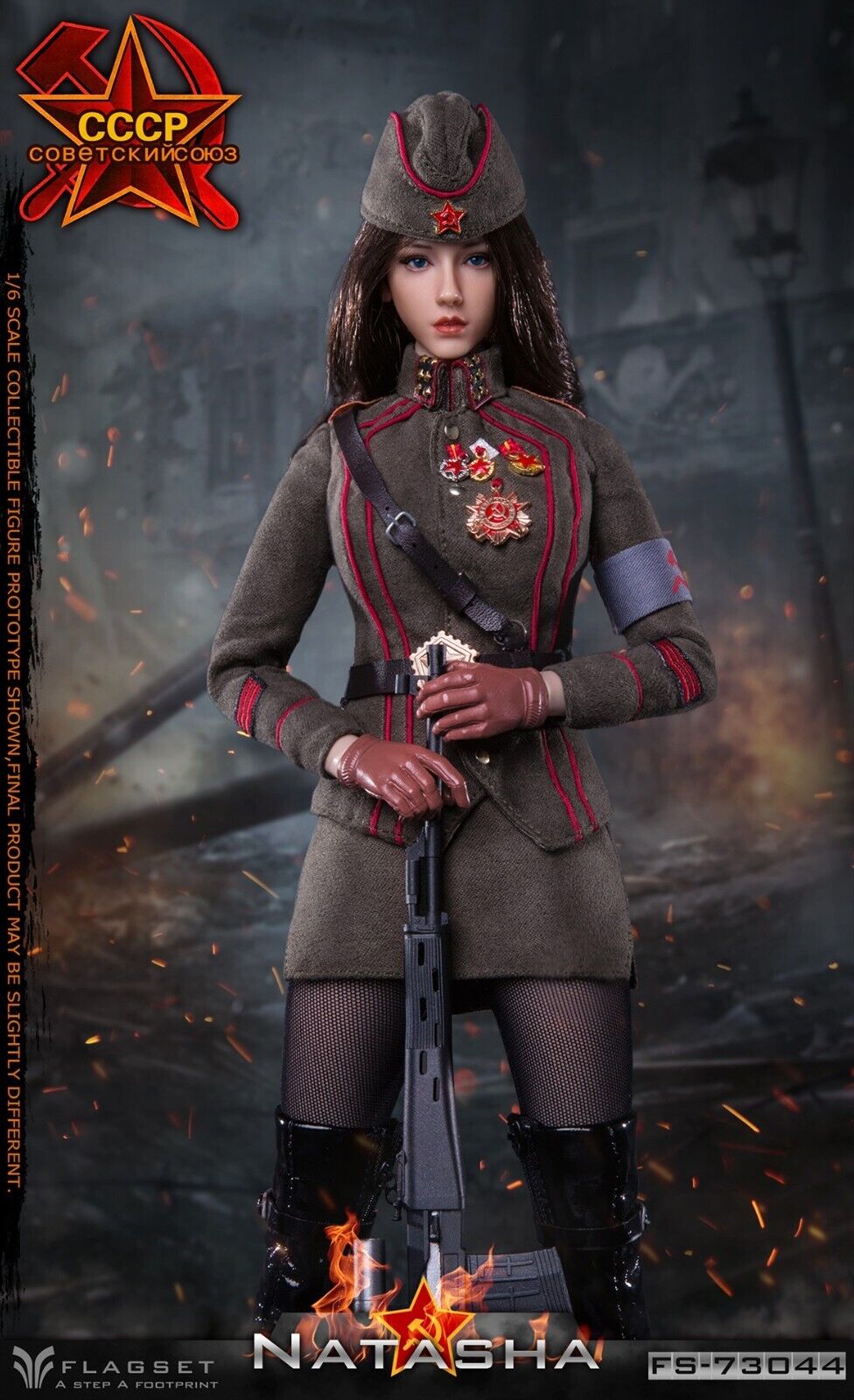 Pedido Figura Natasha 2.0 - Soviet Female Officer marca Flagset FS-73044 escala 1/6