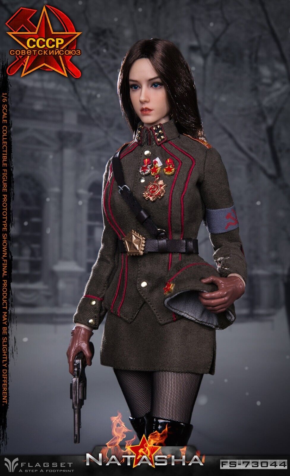 Pedido Figura Natasha 2.0 - Soviet Female Officer marca Flagset FS-73044 escala 1/6