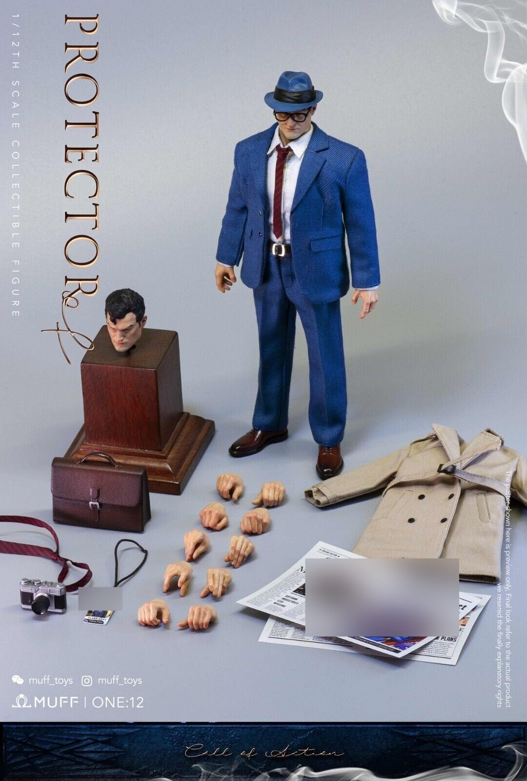 Pedido Figura Reporter marca Muff Toys MF05 escala pequeña 1/12