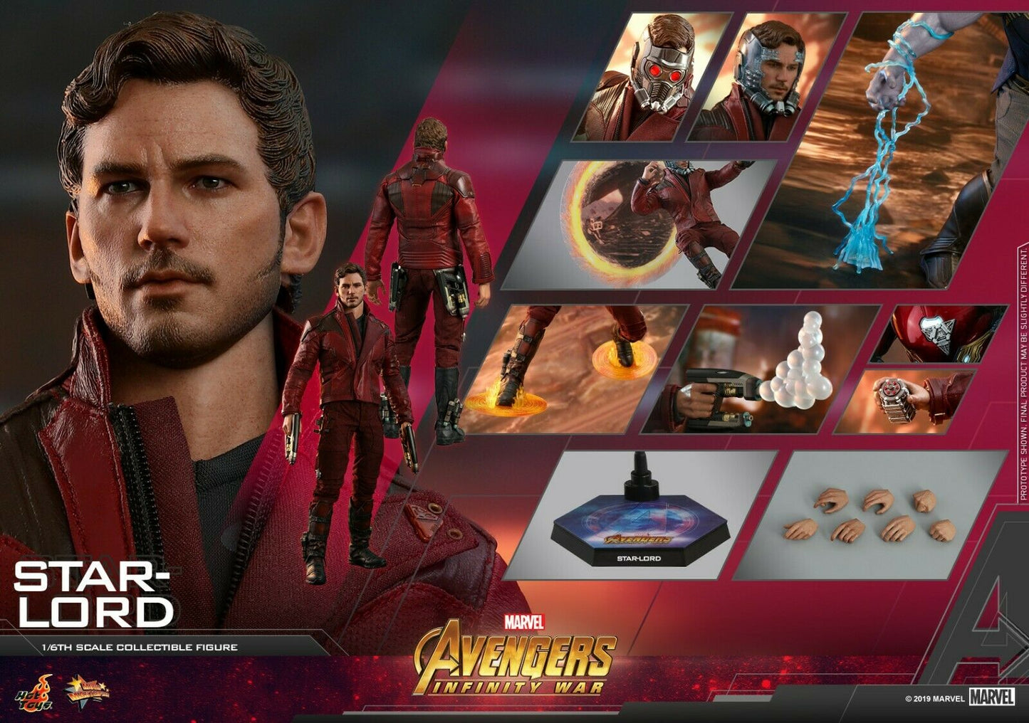 Pedido Figura Star-Lord - Avengers Infinity War marca Hot Toys MMS539 escala 1/6