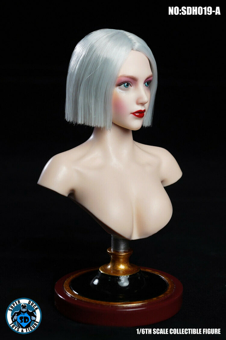 Pedido Cabeza Femenina con maquillaje (3 versiones) marca Superduck SDH019 escala 1/6