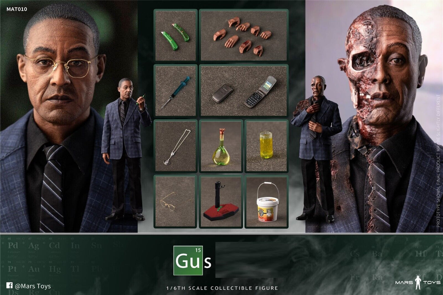 Pedido Figuras Gus (set doble) marca Mars Toys MAT010 escala 1/6