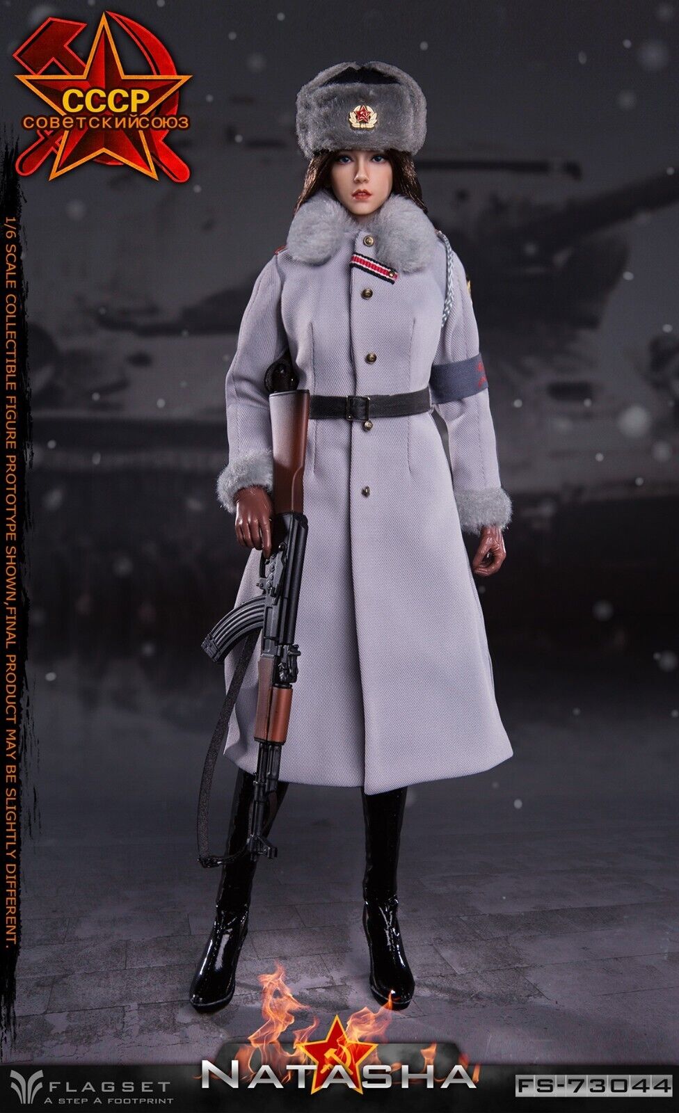 Pedido Figura Natasha 2.0 - Soviet Female Officer marca Flagset FS-73044 escala 1/6