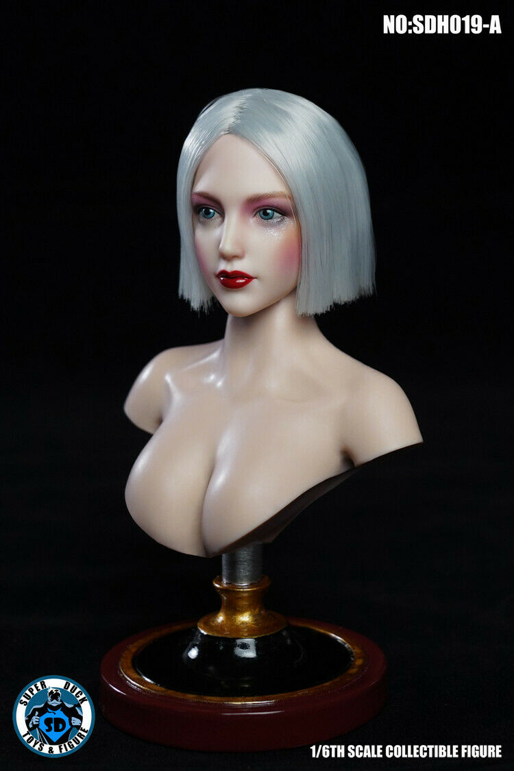 Pedido Cabeza Femenina con maquillaje (3 versiones) marca Superduck SDH019 escala 1/6
