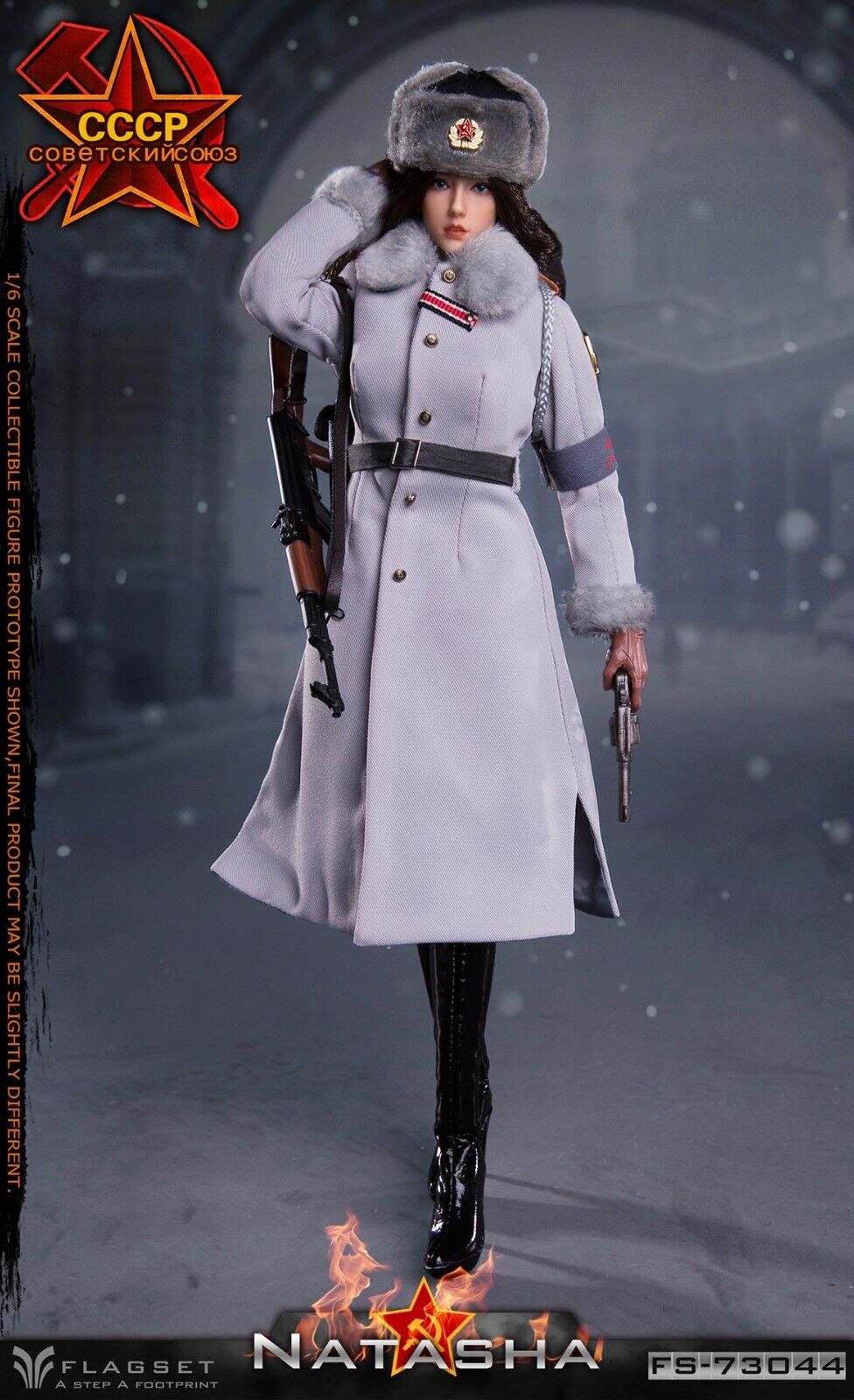 Pedido Figura Natasha 2.0 - Soviet Female Officer marca Flagset FS-73044 escala 1/6