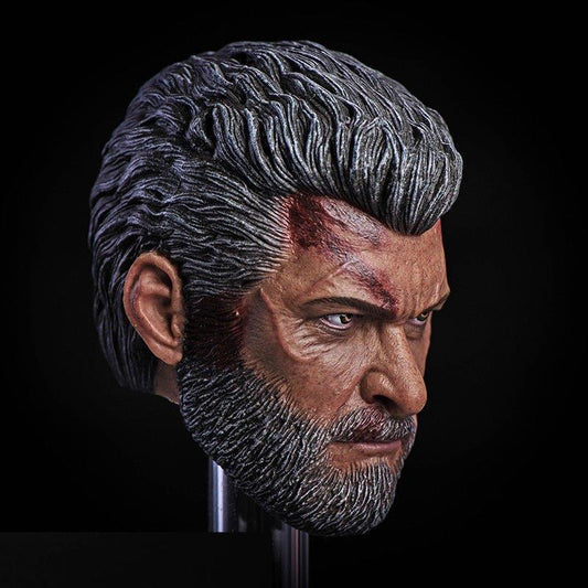 Cabeza Wolfman con daño de batalla Onetoys escala 1/6