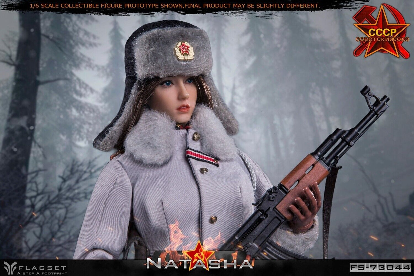 Pedido Figura Natasha 2.0 - Soviet Female Officer marca Flagset FS-73044 escala 1/6