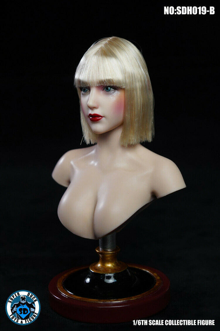 Pedido Cabeza Femenina con maquillaje (3 versiones) marca Superduck SDH019 escala 1/6