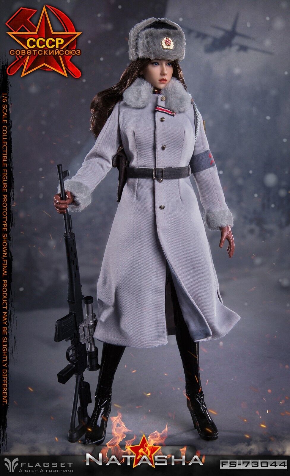 Pedido Figura Natasha 2.0 - Soviet Female Officer marca Flagset FS-73044 escala 1/6