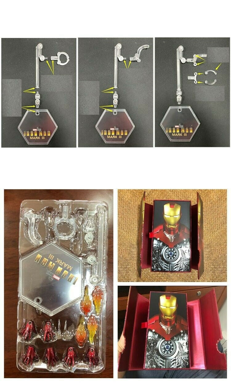 Pedido Figura Iron Man Mark III marca ZD Toys escala pequeña 1/10 (18 cm)