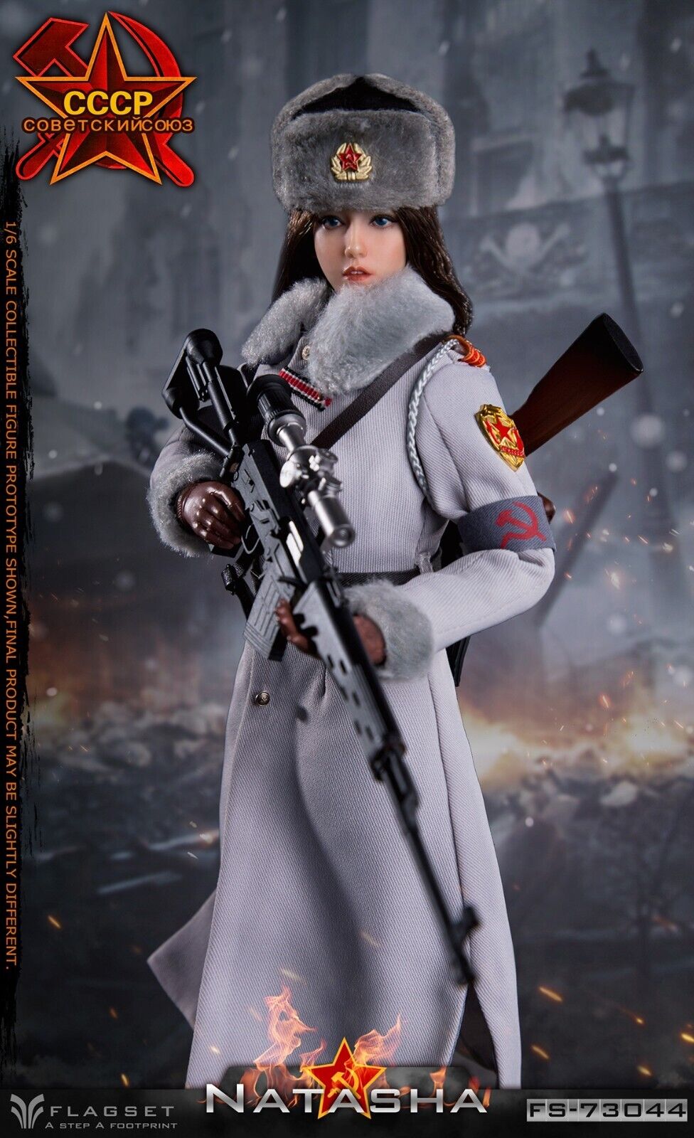 Pedido Figura Natasha 2.0 - Soviet Female Officer marca Flagset FS-73044 escala 1/6
