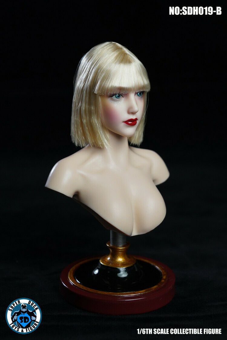 Pedido Cabeza Femenina con maquillaje (3 versiones) marca Superduck SDH019 escala 1/6