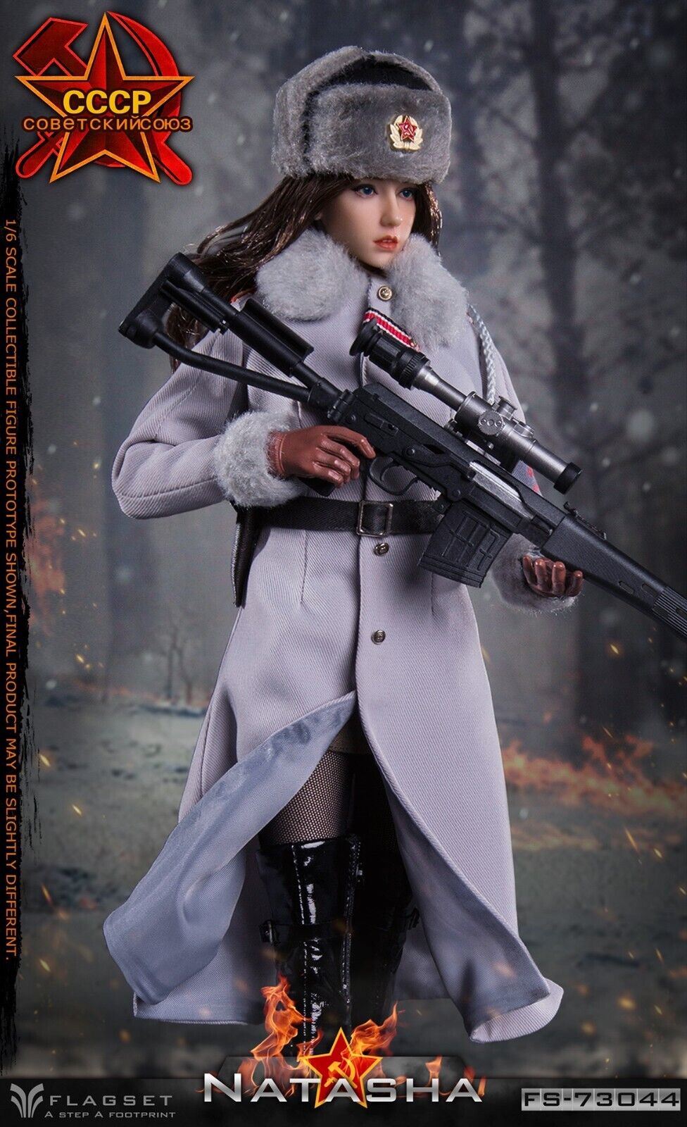 Pedido Figura Natasha 2.0 - Soviet Female Officer marca Flagset FS-73044 escala 1/6