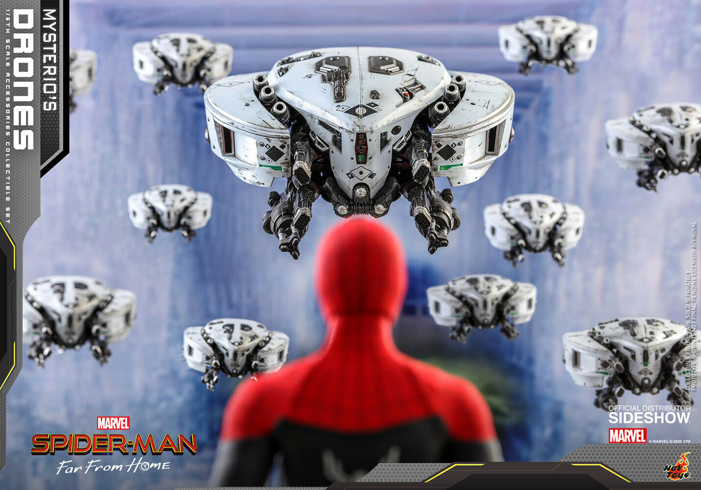 Pedido Set Mysterio's Drones - Spider-Man: Far From Home marca Hot Toys ACS011 escala 1/6