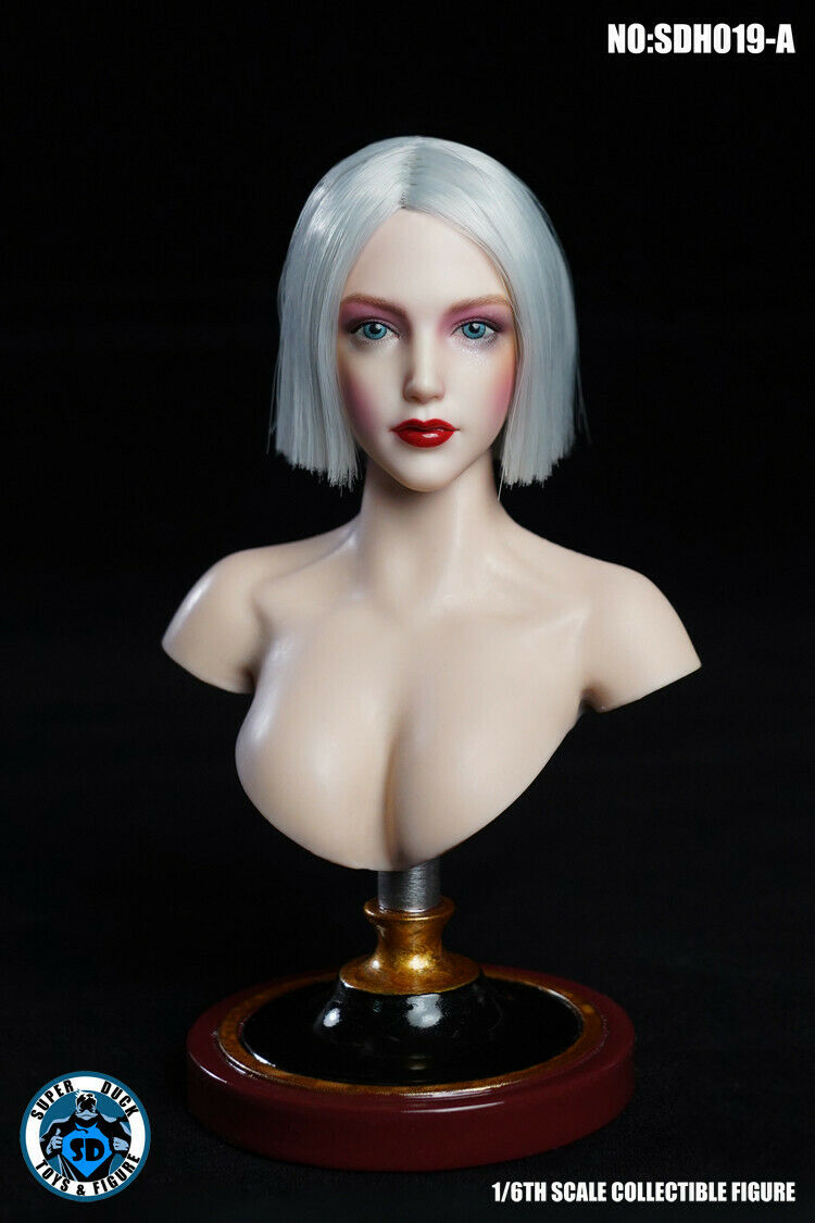 Pedido Cabeza Femenina con maquillaje (3 versiones) marca Superduck SDH019 escala 1/6