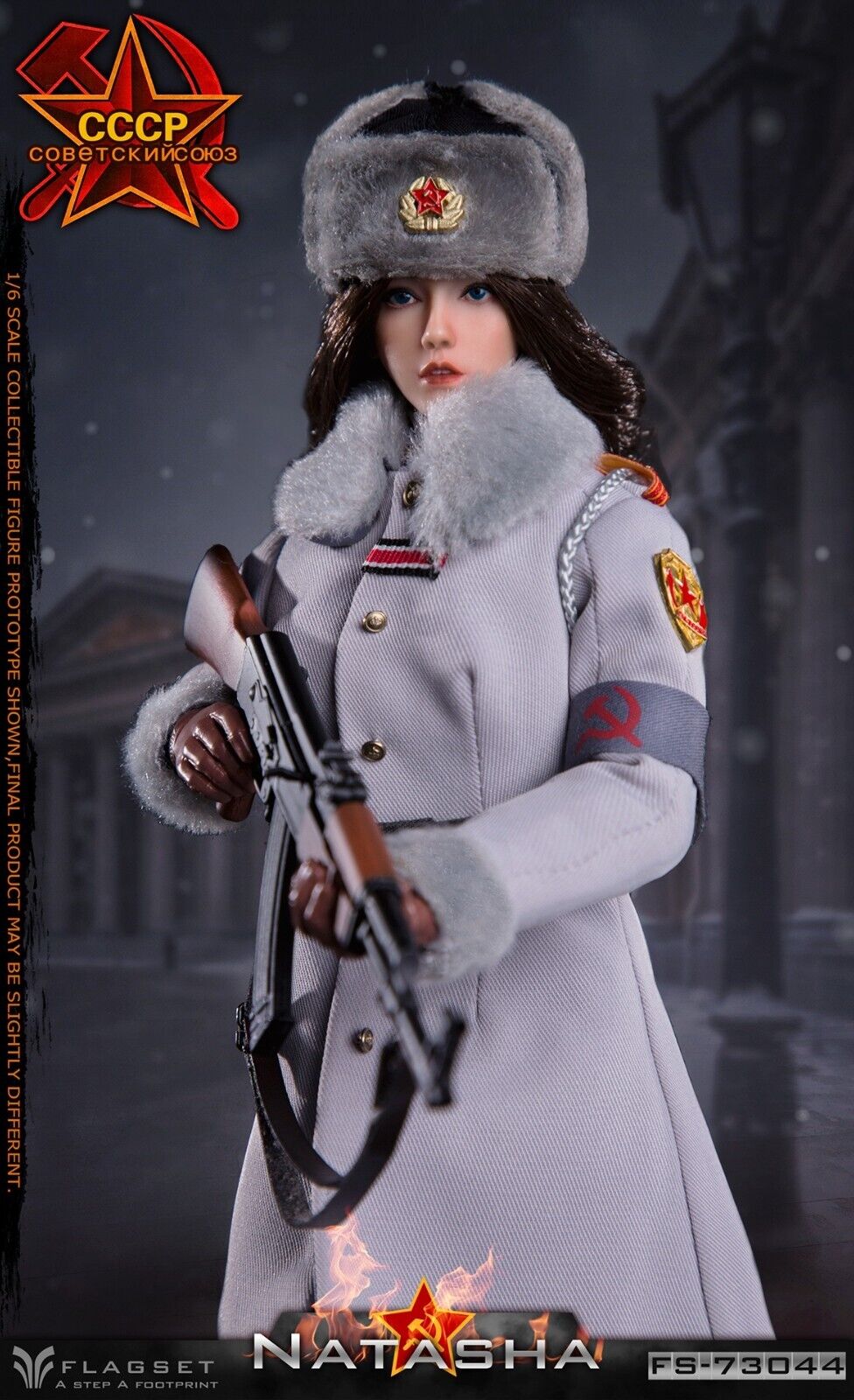 Pedido Figura Natasha 2.0 - Soviet Female Officer marca Flagset FS-73044 escala 1/6