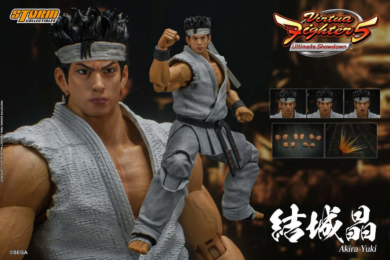 Pedido Figura Akira Yuki - Virtua Fighter 5 marca Storm Collectibles SGVF01 escala pequeña 1/12