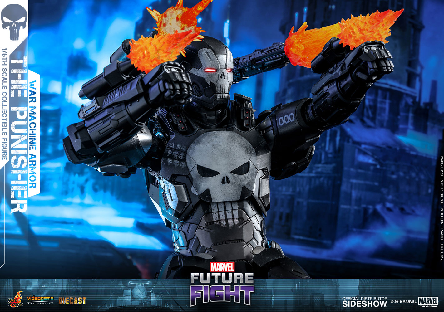 Pedido Figura Punisher War Machine Armor Diecast marca Hot Toys VGM33D28 escala 1/6