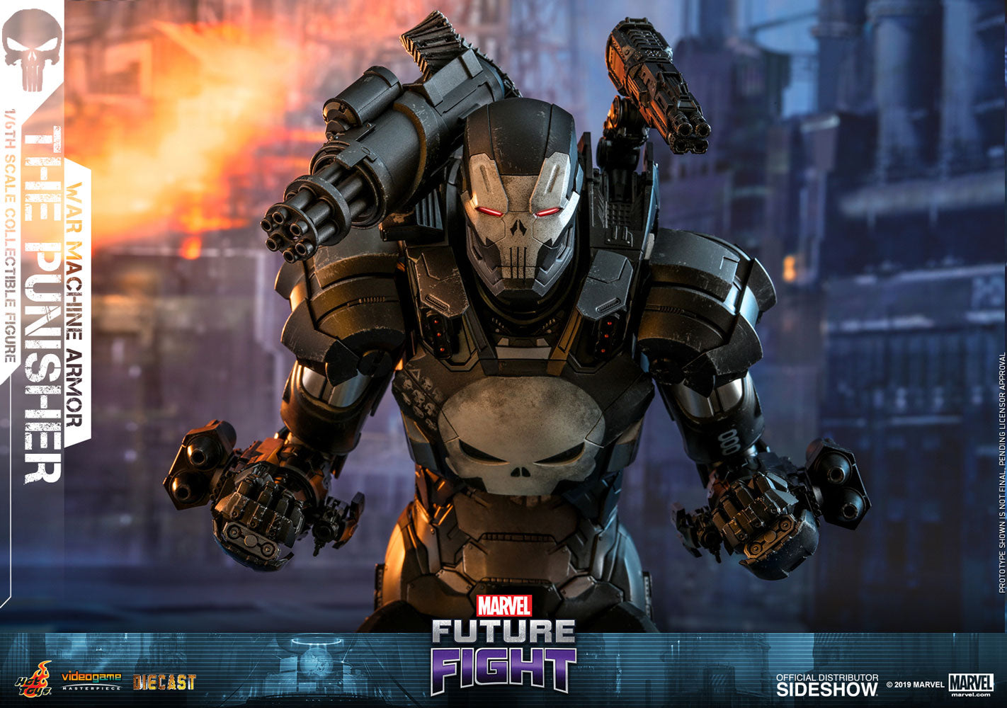 Pedido Figura Punisher War Machine Armor Diecast marca Hot Toys VGM33D28 escala 1/6