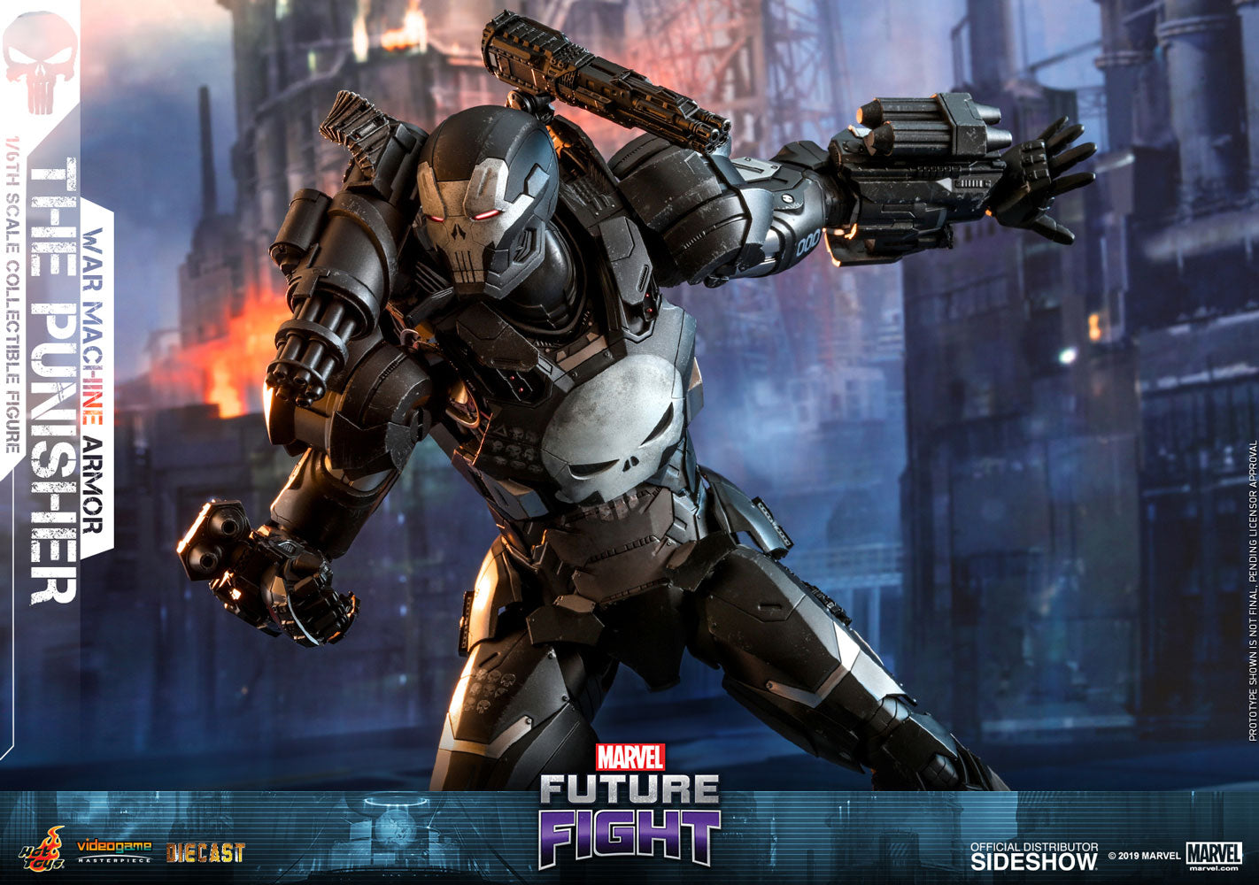 Pedido Figura Punisher War Machine Armor Diecast marca Hot Toys VGM33D28 escala 1/6