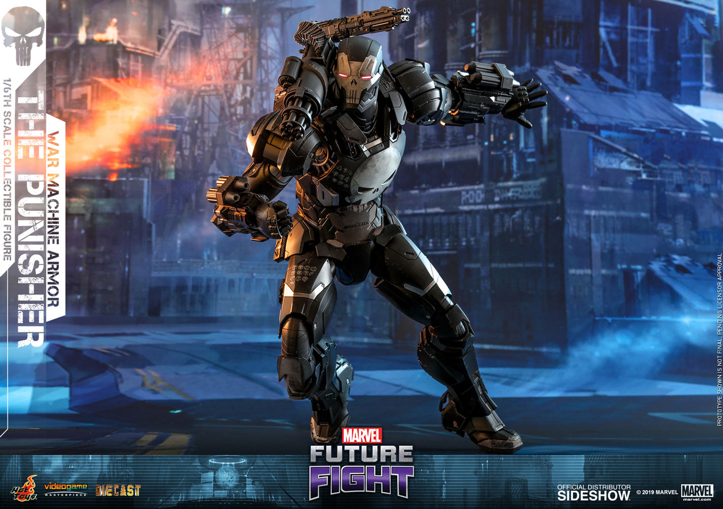 Pedido Figura Punisher War Machine Armor Diecast marca Hot Toys VGM33D28 escala 1/6