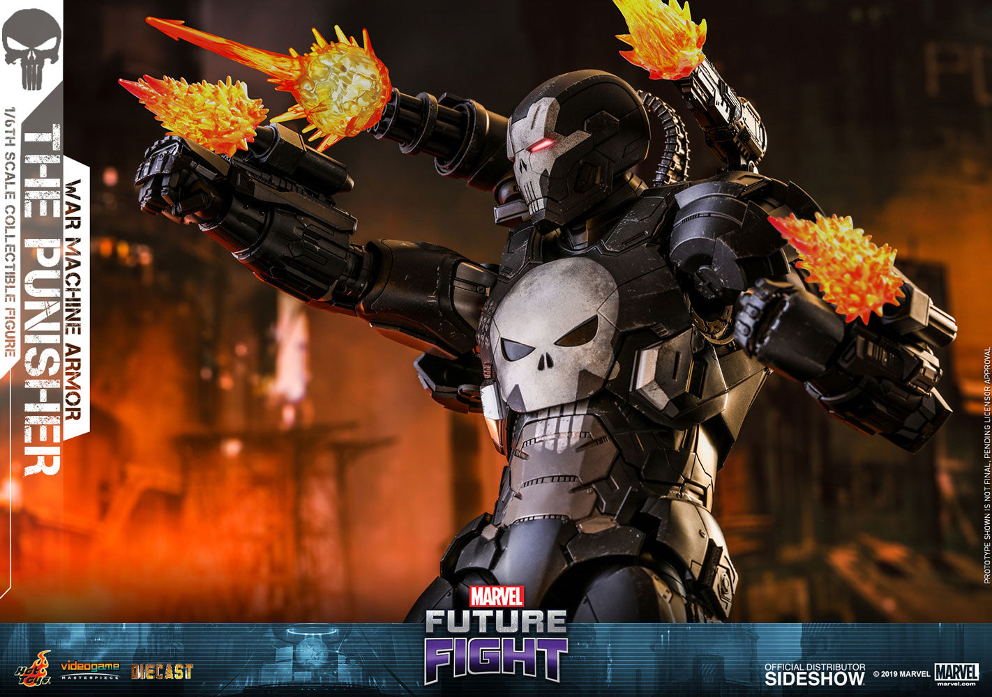 Pedido Figura Punisher War Machine Armor Diecast marca Hot Toys VGM33D28 escala 1/6