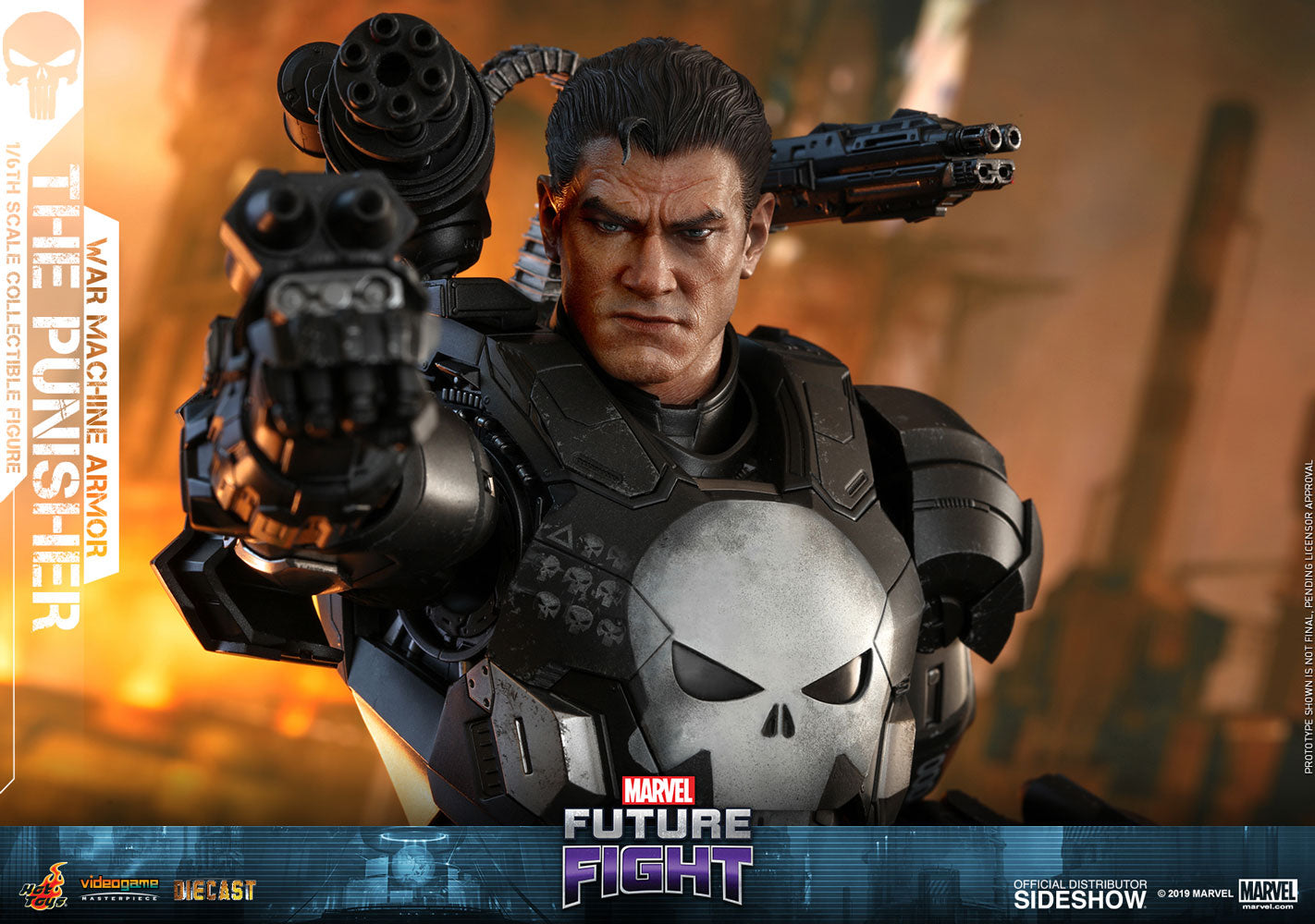 Pedido Figura Punisher War Machine Armor Diecast marca Hot Toys VGM33D28 escala 1/6