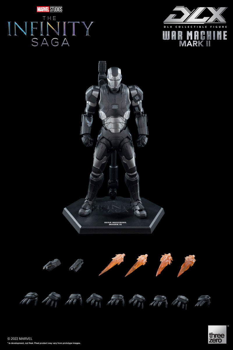 Pedido Figura DLX War Machine Mark 2 - Avengers: The Infinity Saga marca Threezero 3Z0478 escala pequeña 1/12