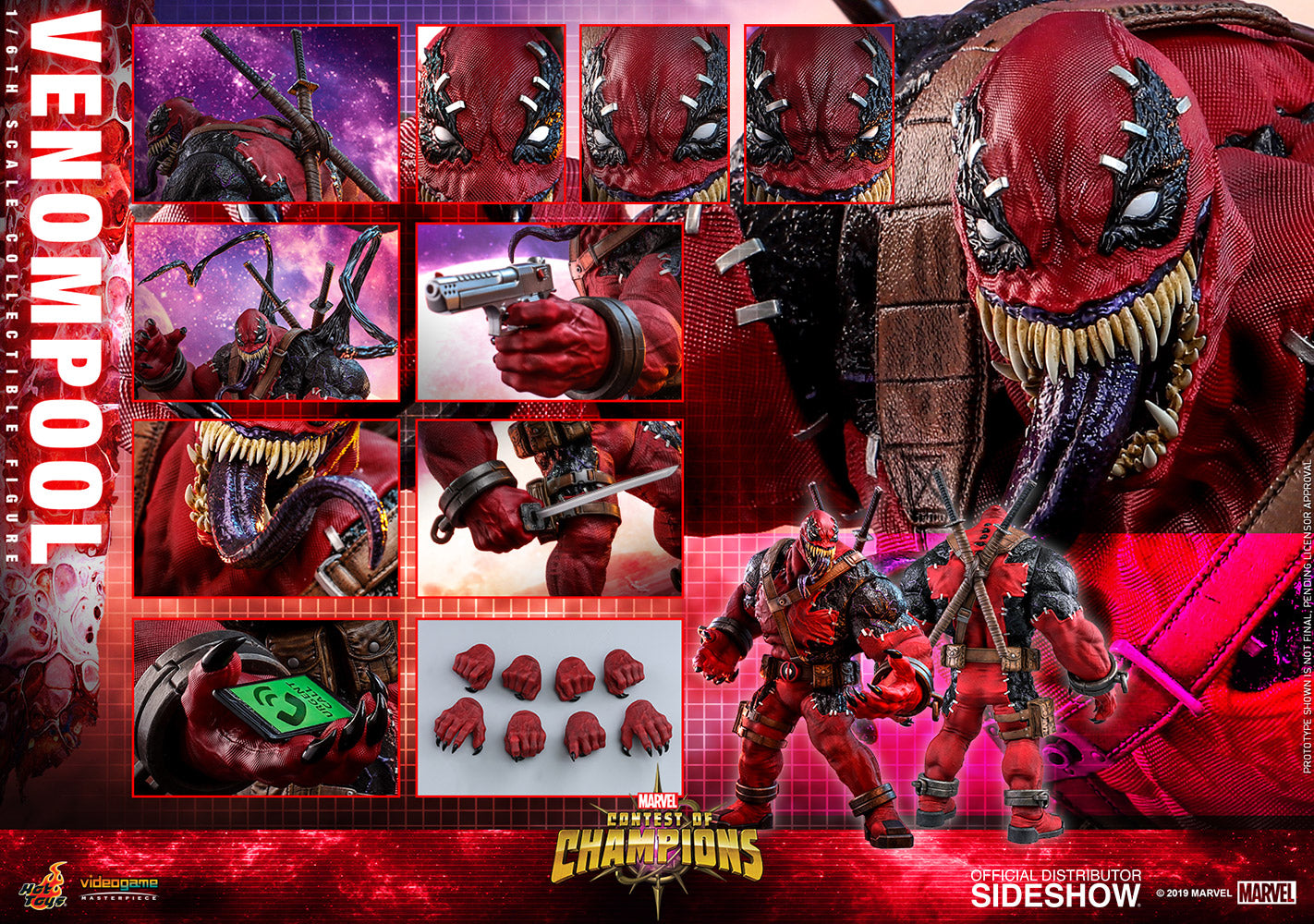 Pedido Figura Venompool - Contest of Champions (versiones Standard y Exclusiva) marca Hot Toys VGM35 escala 1/6