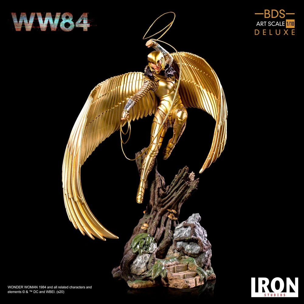 Pedido Estatua Wonder Woman Golden Armor Deluxe - Wonder Woman 1984 - Battle Diorama Series (DBS) Limited Edition marca Iron Studios escala de arte 1/10