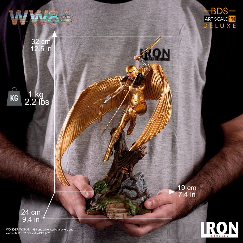 Pedido Estatua Wonder Woman Golden Armor Deluxe - Wonder Woman 1984 - Battle Diorama Series (DBS) Limited Edition marca Iron Studios escala de arte 1/10